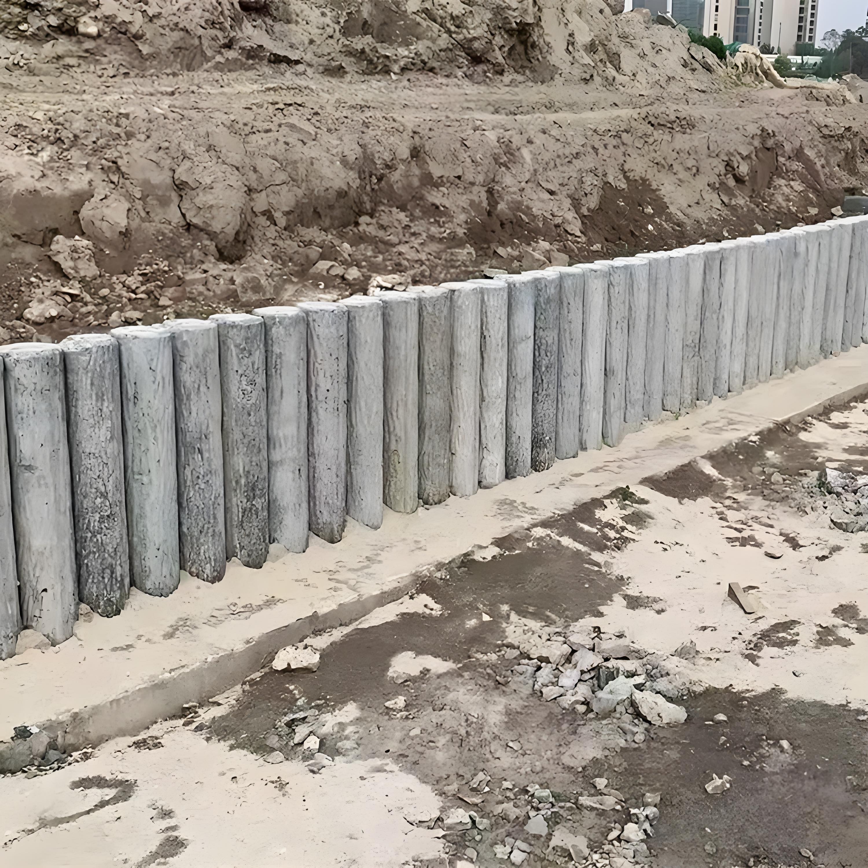 水泥樁批發(fā)廠家泓樺錦嘉 - 打水泥樁的樁間距最小可以是多少？?